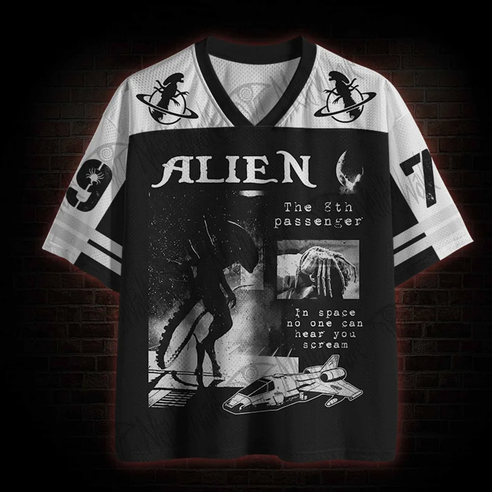 Hot Selling Products, Terrifying Dark Series Clothing, Fashionable Men's Short Sleeves Suitable for Sports and Fitness, Bicycles