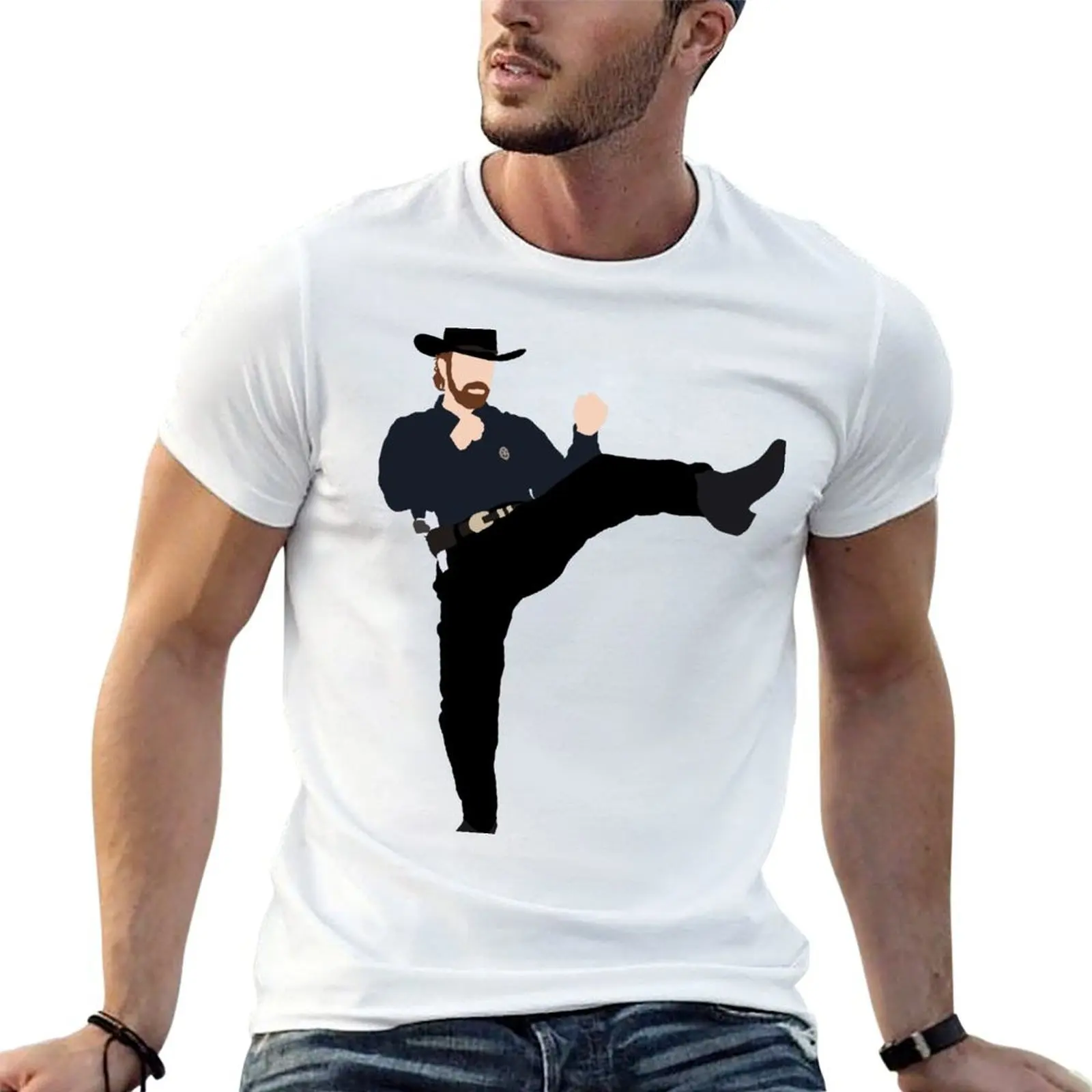 

Walker Texas Ranger T-Shirt anime t shirts oversize t shirt for man 100 percent cotton funny t shirts man T-shirt