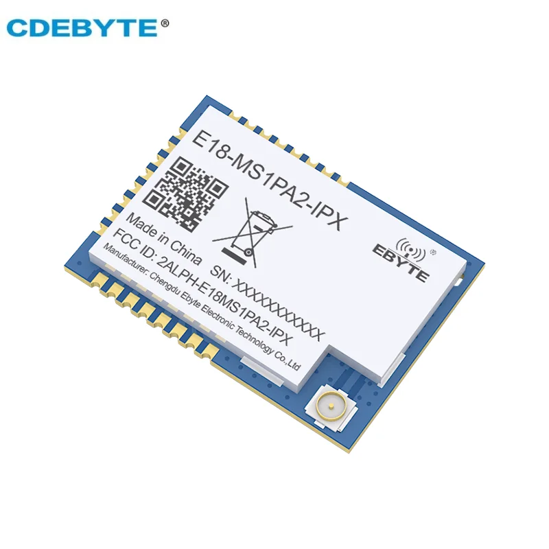 Imagem -04 - pa Mais Lna Ipex Módulo Zigbee 2.4ghz 20dbm 8051 Mcu Smd E18-ms1pa2-ipx Mesh Networking Transmissor e Receptor 10 Peças Lote Cc2530