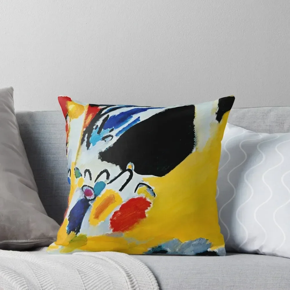 Wassily Kandinsky Impression III - Concert Kandinsky Inspired Fine Art Throw Pillow Sofa Cushions Covers pillow