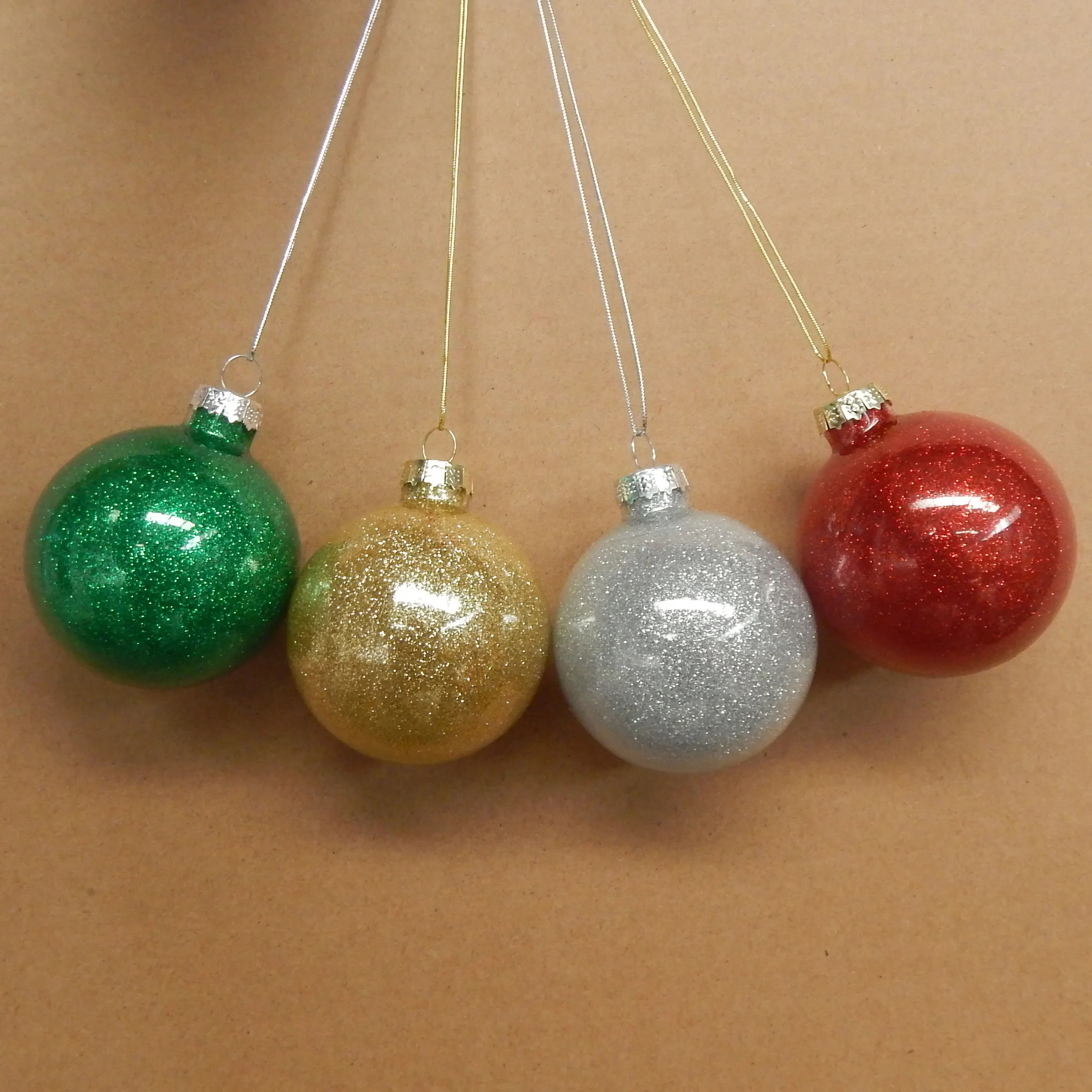 

Christmas Tree Ornament Glass Ornament creative pendant pendant window export filled with powdered glass ball