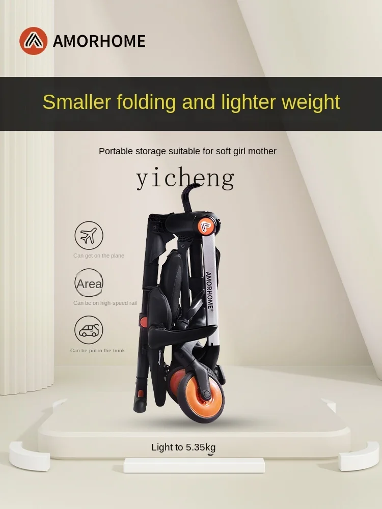 Tqh-carrito plegable para caminar para niños, herramienta ligera de un clic, producto fantástico