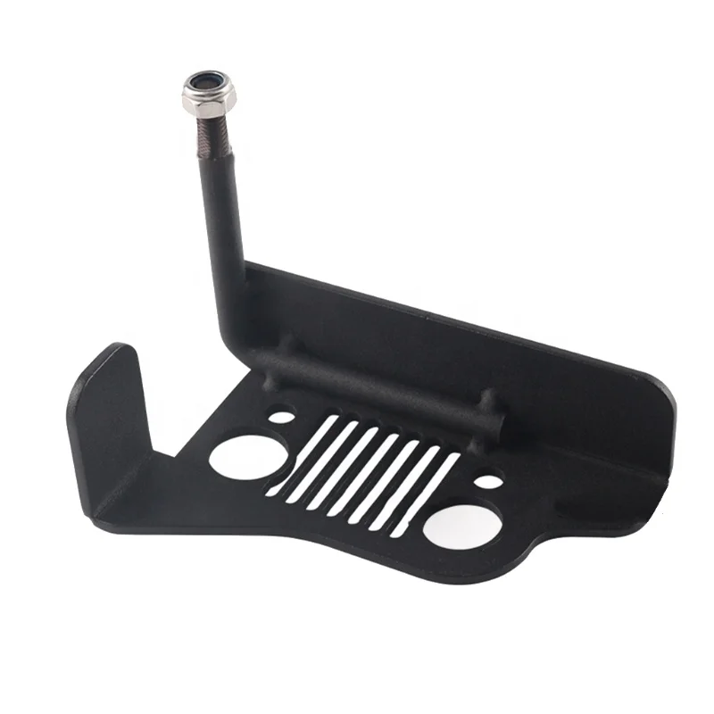 

Black Metal Car Exterior Side Door Foot Pegs Rest Pedals Plate For Jeep Wrangler JK