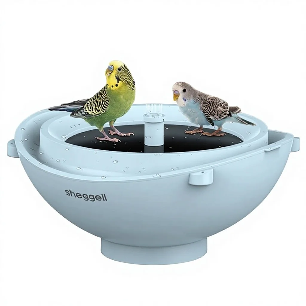 

Cross-Border Hot-Selling Pet Supplies Courtyard Garden Outdoor Decoration Indoor Smart Automatic Removable Bird Bath