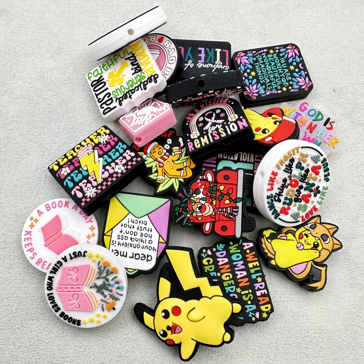 10PCS Silicone Beads DIY Focal  Trend Beads Pendant DIY String Pen Beads Nipple Chain Jewelry Accessories Creative Gifts