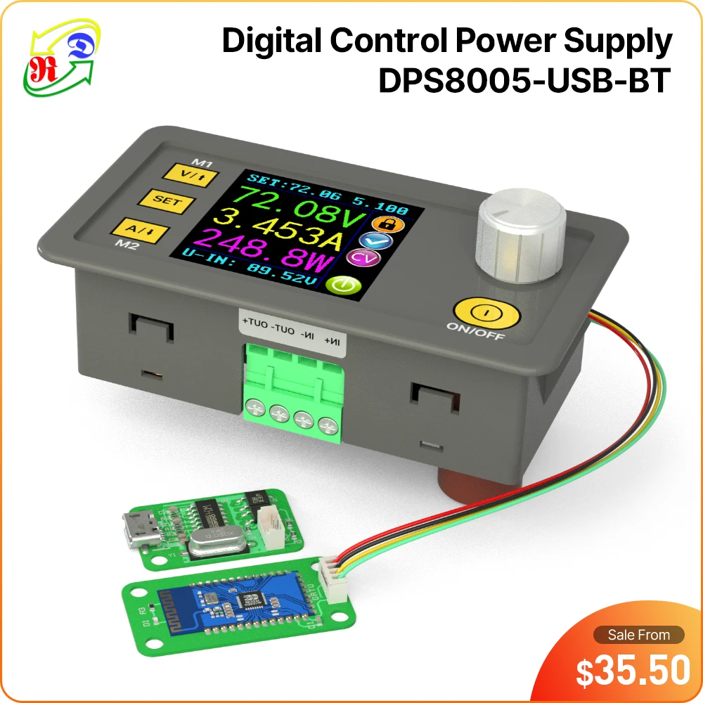 RD DPS8005 programmable constant voltage current Step-down power supply module Voltmeter Ammeter buck converter 80V 5A