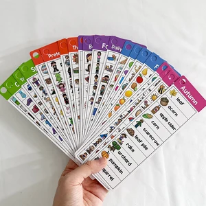 Montessori English Word listet Karten, ESL -Unterrichtsmaterialien, Sichtwörter schreiben Vokabulargebäude, Autismus -Lernspielzeug für Kinder 12 Hauptverkaufsgroßhandel Autismus - №6