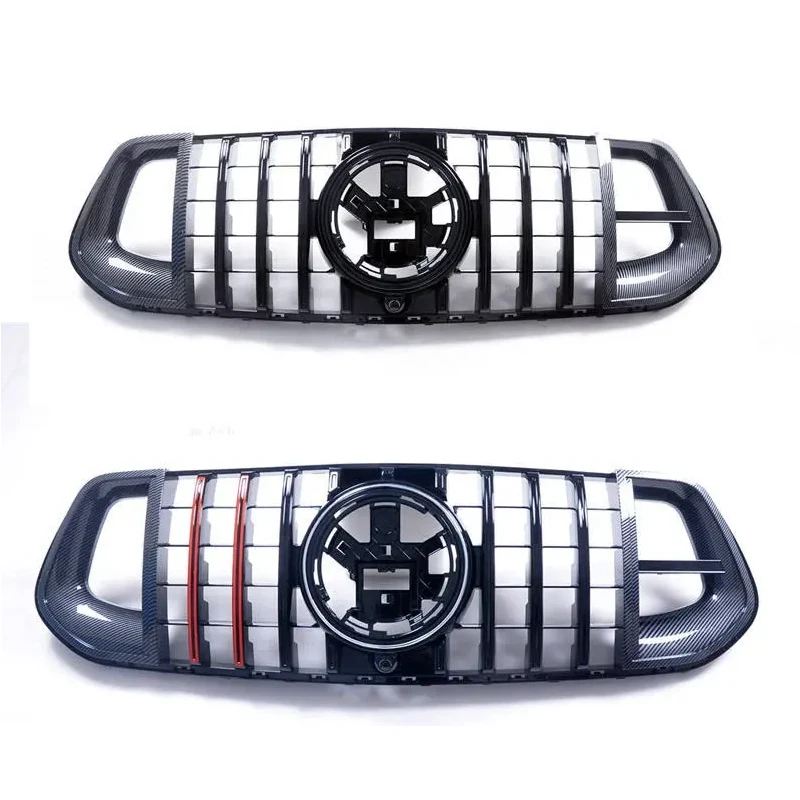 

Hot Selling Suitable for - Gle W167 Amg Style Carbon Fiber Pattern Modified Sports Gt Style Front Grille 2020+