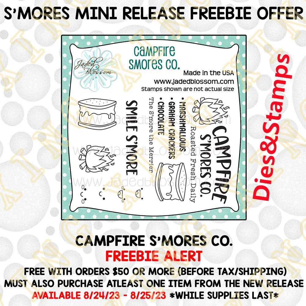 

S'more Mini Stencil Layering Stencils Painting DIY Scrapbook Coloring Embossing Paper Card Album Craft Decorative Template