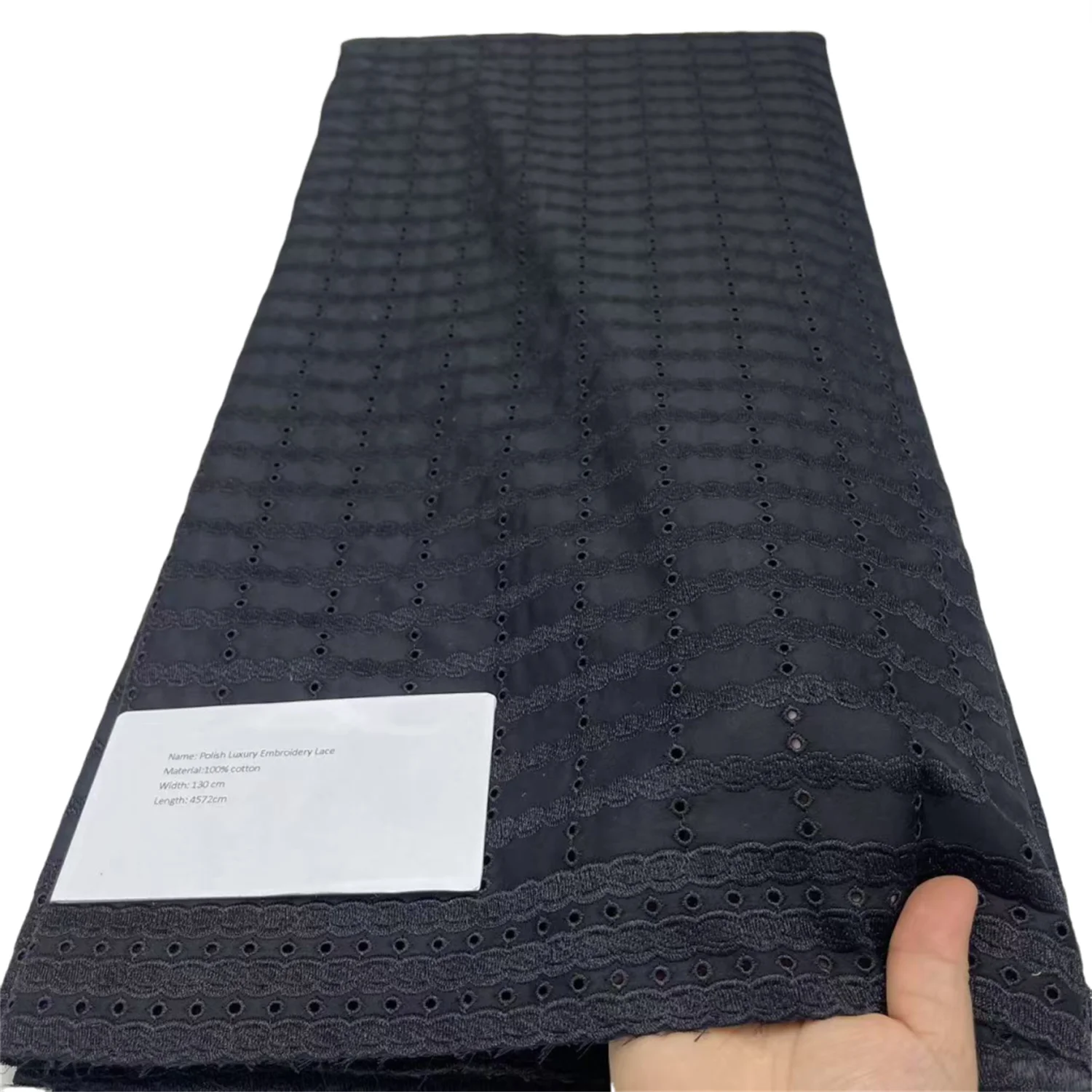 

Blacak африканская нигерийская 100% хлопок, польская роскошная атласная ткань с вышивкой, высокое качество, швейцарская вуаль, кружевной материал для мужского стиля