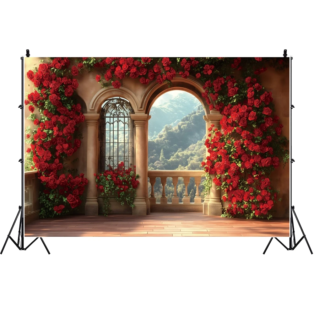 Valentinstag Palast Rose Fotografie Hintergrund griechische Hochzeit Szene Geburtstag Party Liebhaber Dating romantische Dekorationen Hintergrund