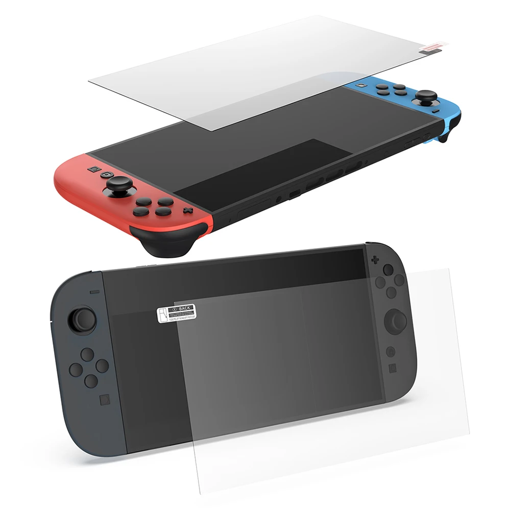 

Защитное стекло для Nintendo Switch, 2 шт., защитная пленка для экрана из закаленного стекла для Nintendo Switch 2, аксессуары для пленок для экранов