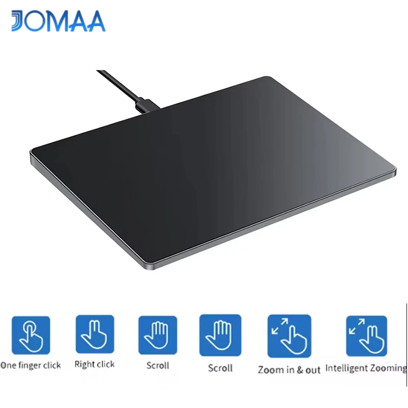 

Multi-Touch Trackpad,Ultra Slim Aluminum USB Wired Touchpad Mouse for Windows 10/11 Desktop/Laptop/Notebook Computer PC
