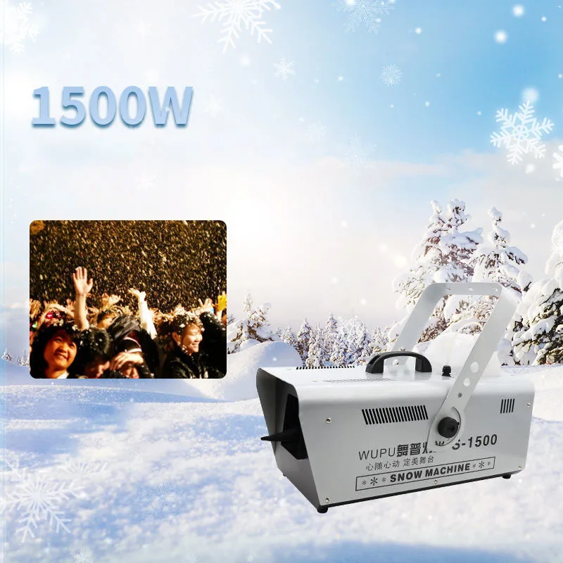 

Snowflake machine snow sprayer 1500W simulation snow stage wedding large-scale event really snows shaking head snow sprayer