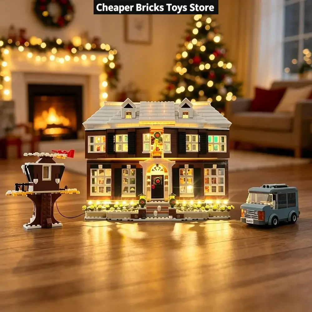 Remote Control LED System Fit 21330 Home Alone House Architectural Model  Lighting Components(Excludes Model,,Only the Light)