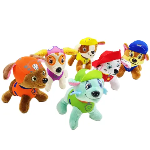 Hurtownie 24 sztuk/partia 4 cale śliczne zwierzę pies pluszowe zabawki brelok wypchana lalka wisiorki brelok dla dzieci prezenty