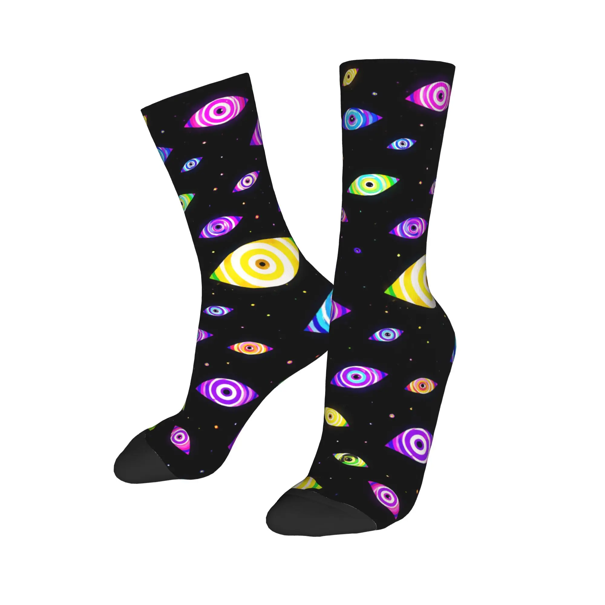 Autumn Winter Hip-hop Unisex Cartoon Digitals Circus Socks  Breathable Crew Socks