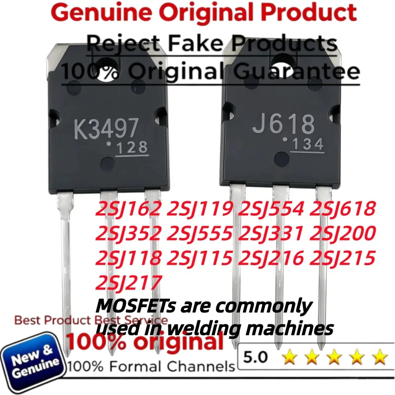 10PCS 2SJ162 2SK1058 2SJ119 2SJ554 2SJ618 2SJ352 2SJ555 2SJ331 2SJ200  TO-3P  2SJ118 2SJ115 2SJ216 2SJ215 2SJ217