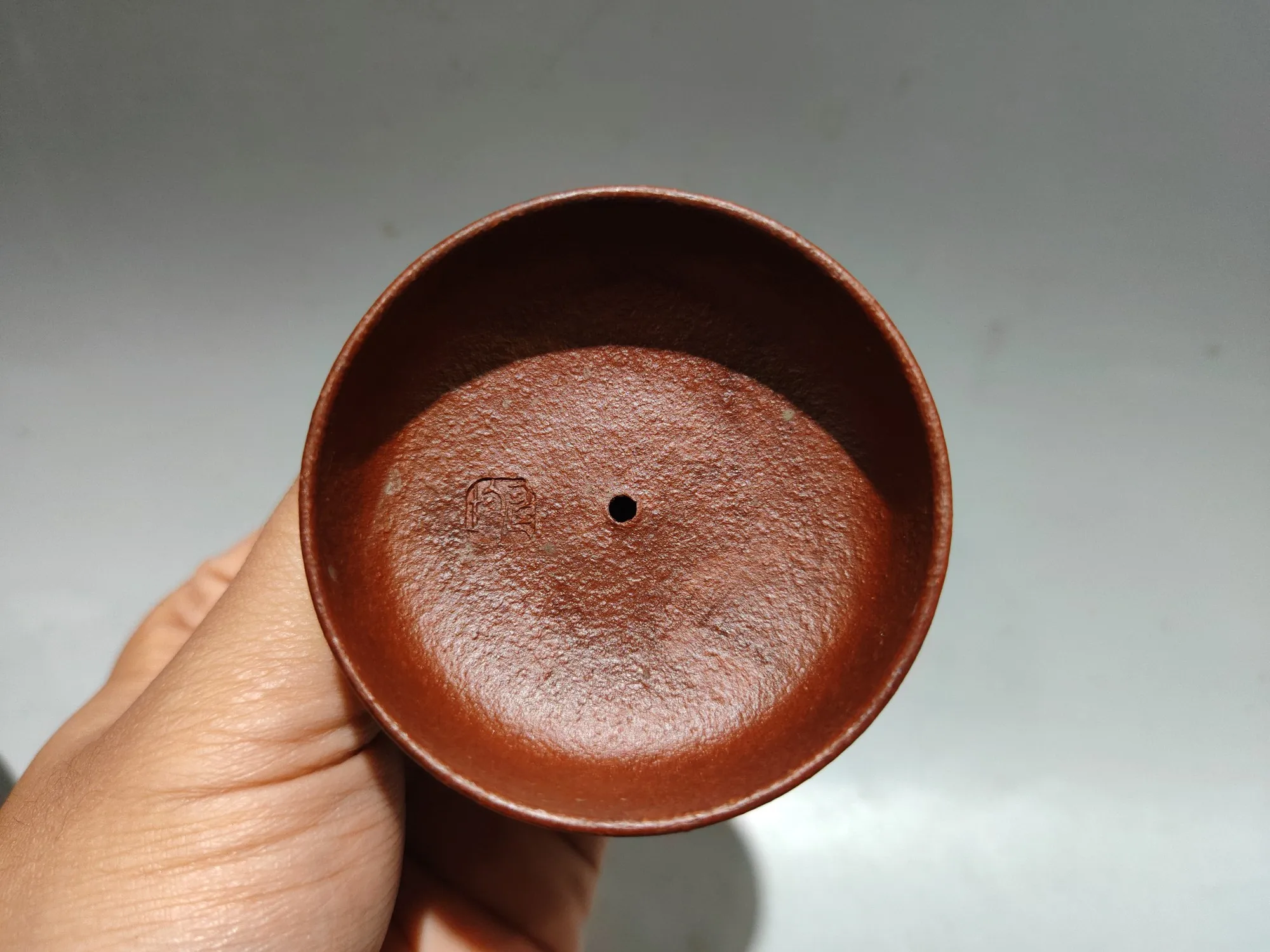 Yixing Purple Clay Teapot Incense burner shaped pot Hand held teapot Warm Hand Pot kettle teapot wine jug Amass wealth Ornaments