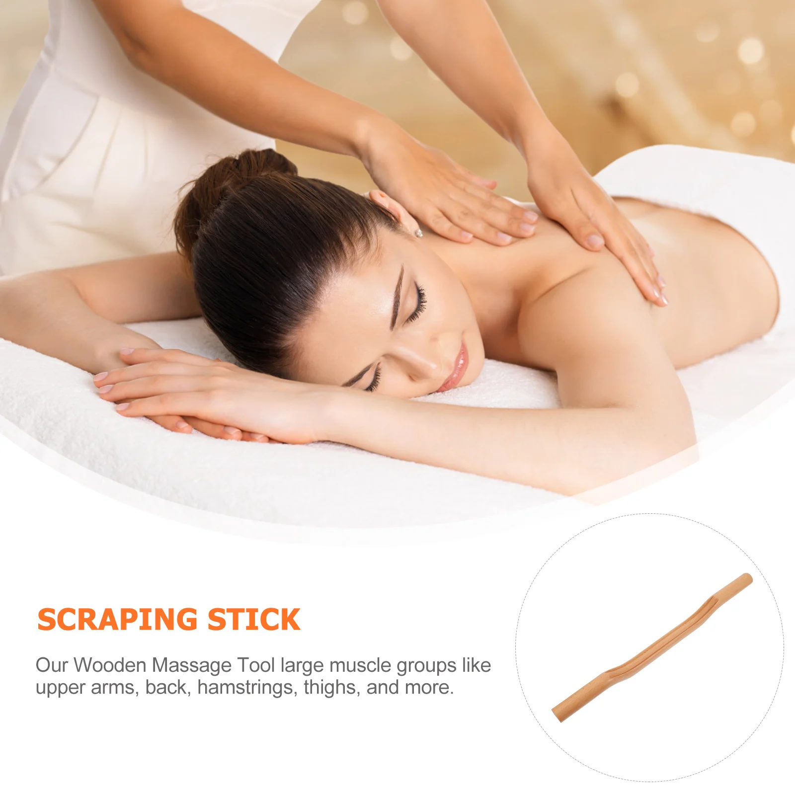 

Антицеллюлитный массажный инструмент Гуа Ша из натурального дерева, соскабливание тела, удаление жира, большие мышцы, спина, руки, бедра, подкотники