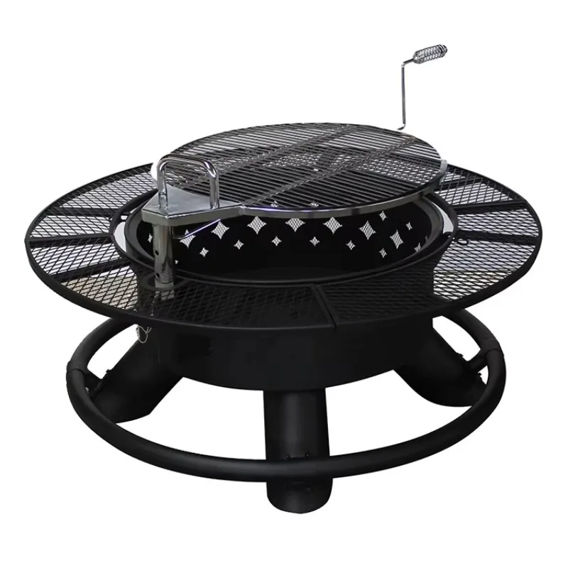 

2026 High Quality Wholesale 2 In 1 Multifunctional Patio Wood-Burning Stove Latest Stove With Removable Cooking Grill