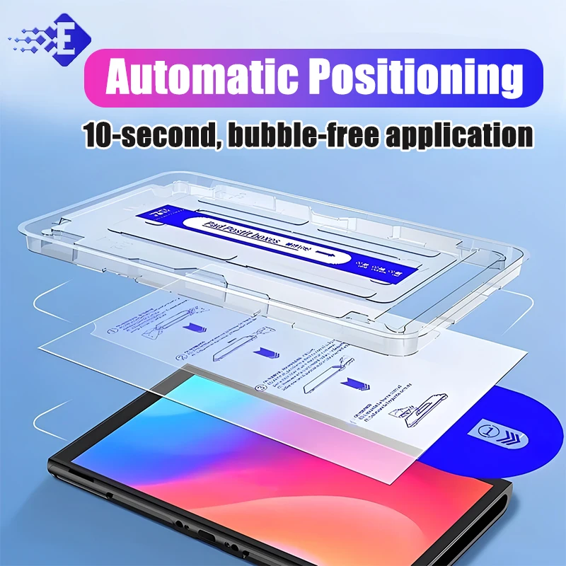 For Nintendo Switch 2 Console Screen Protector With Auto Alignment Frame Tempered Glass Protective Film For Switch 2 Accessories