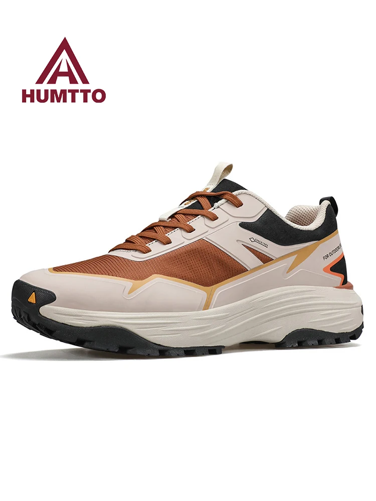 HUMTTO Hiking Shoes  Men Anti slip Breathable Climbing Mountaineering Lightweight Outdoor trekking sneakers ankle running Shoes