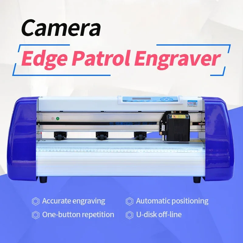 Full Automatic Computer Lettering Engraving Carving Machine, LCD Screen, DIY Advertising Label Making, Cutting 300mm-1200mm