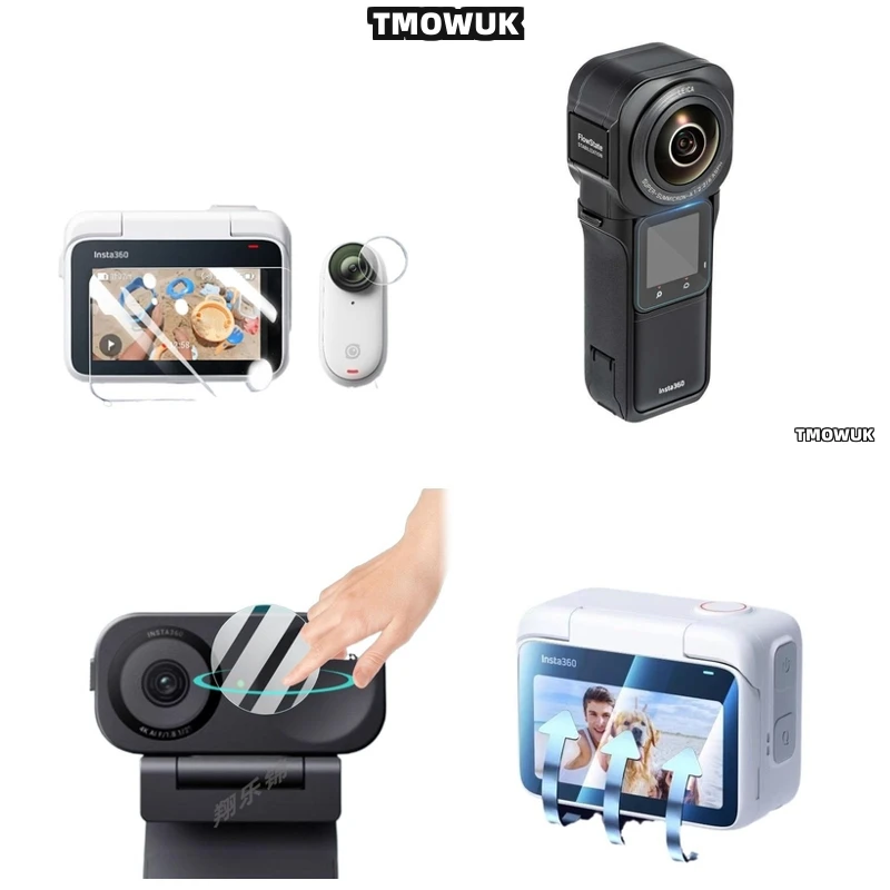 

For Insta360 One RS Link 2C Easy Install Tempered Glass Screen Protector