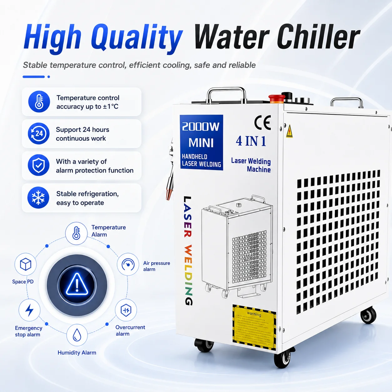2000W 4-in-1 Handheld Fiber La - Laser Cleaning Machine 2000W recension och pris
