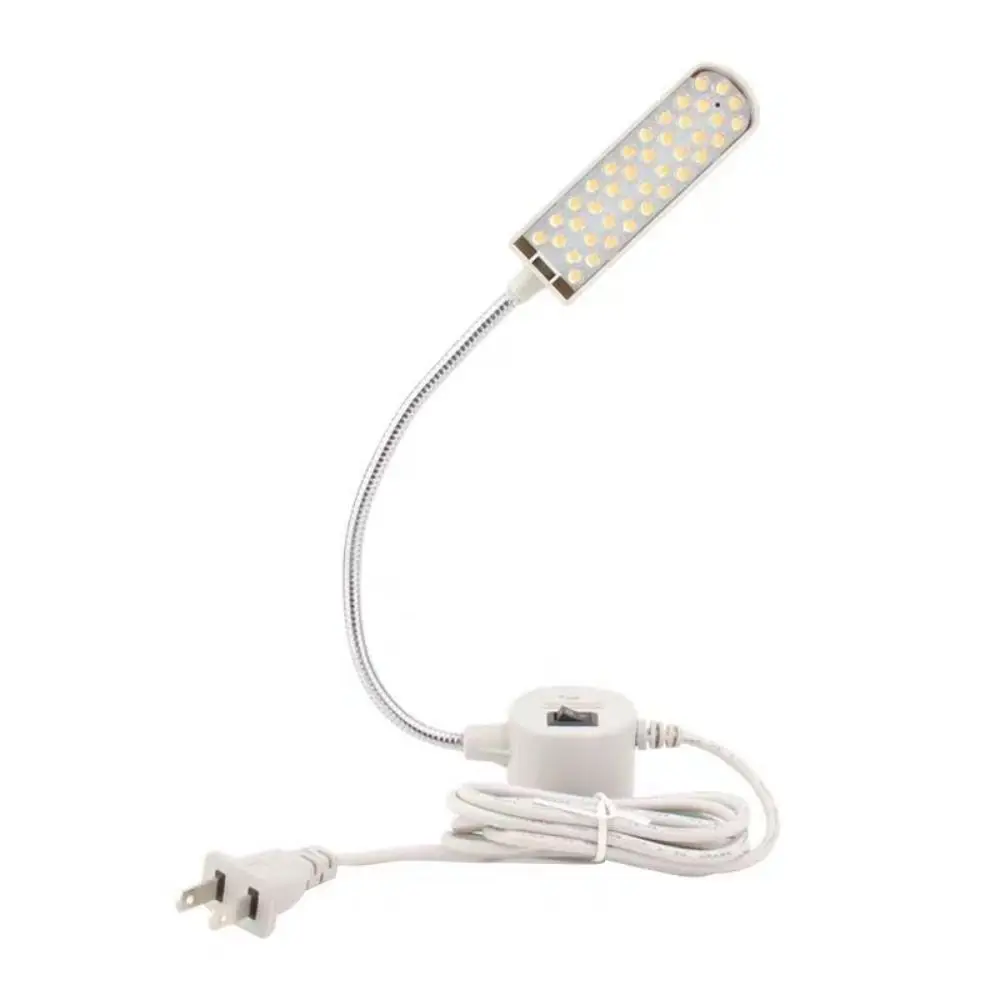 Flexible Sewing Machine Light Magnetic Base Super Bright Goose Neck Work Lamp Adjustable Portable Industrial Lights Workbench
