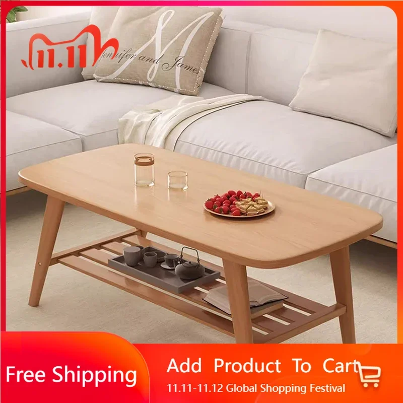 

Салон Эстетический журнальный столик с местом для хранения Современный винтажный нейтральный журнальный столик Простой центр Дизайнерская мебель для отеля Couchtisch