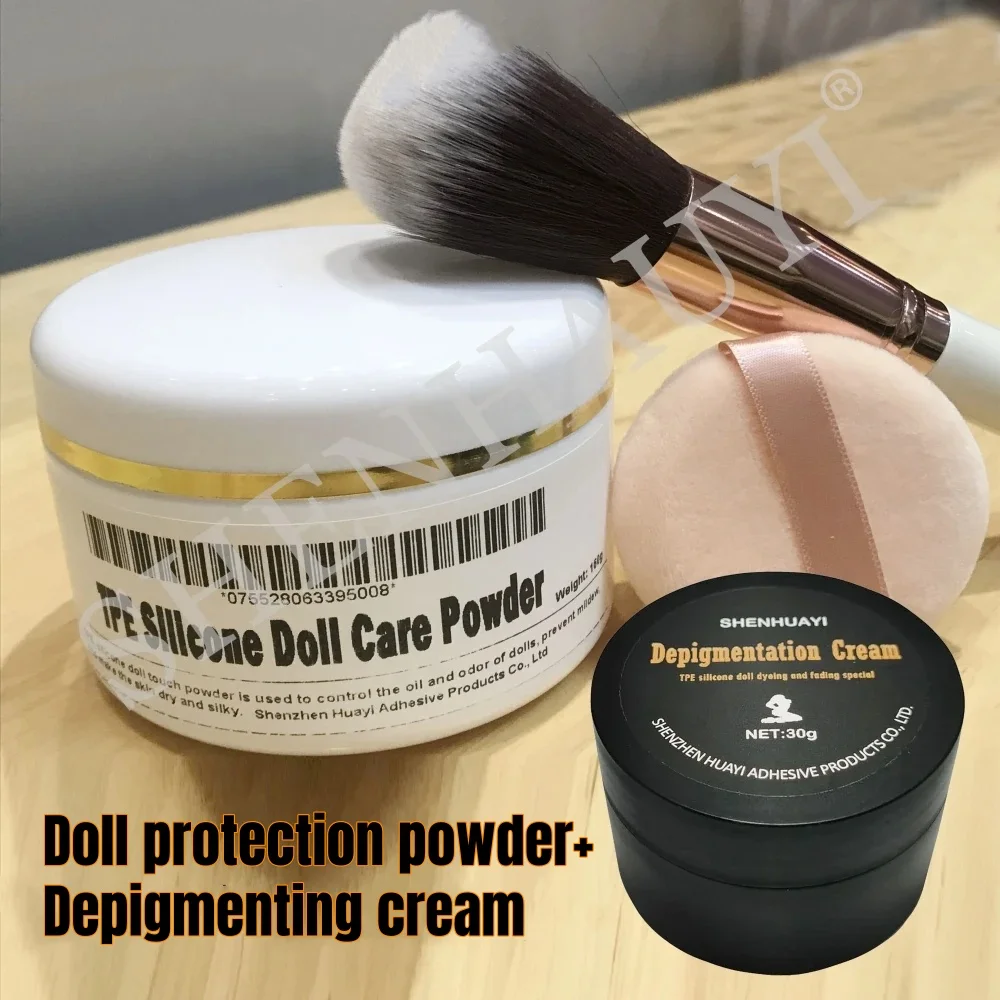 

TPE Silicone Doll Care Powder+Large Capacity Doll Color Removal Cream Discount Combination