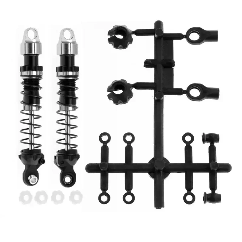 2pcs Metal 80mm 90mm Shock Absorber for 1/10 RC Crawler Car Axial SCX10 RBX10 TRX4 D90 Upgrade Parts Accessories