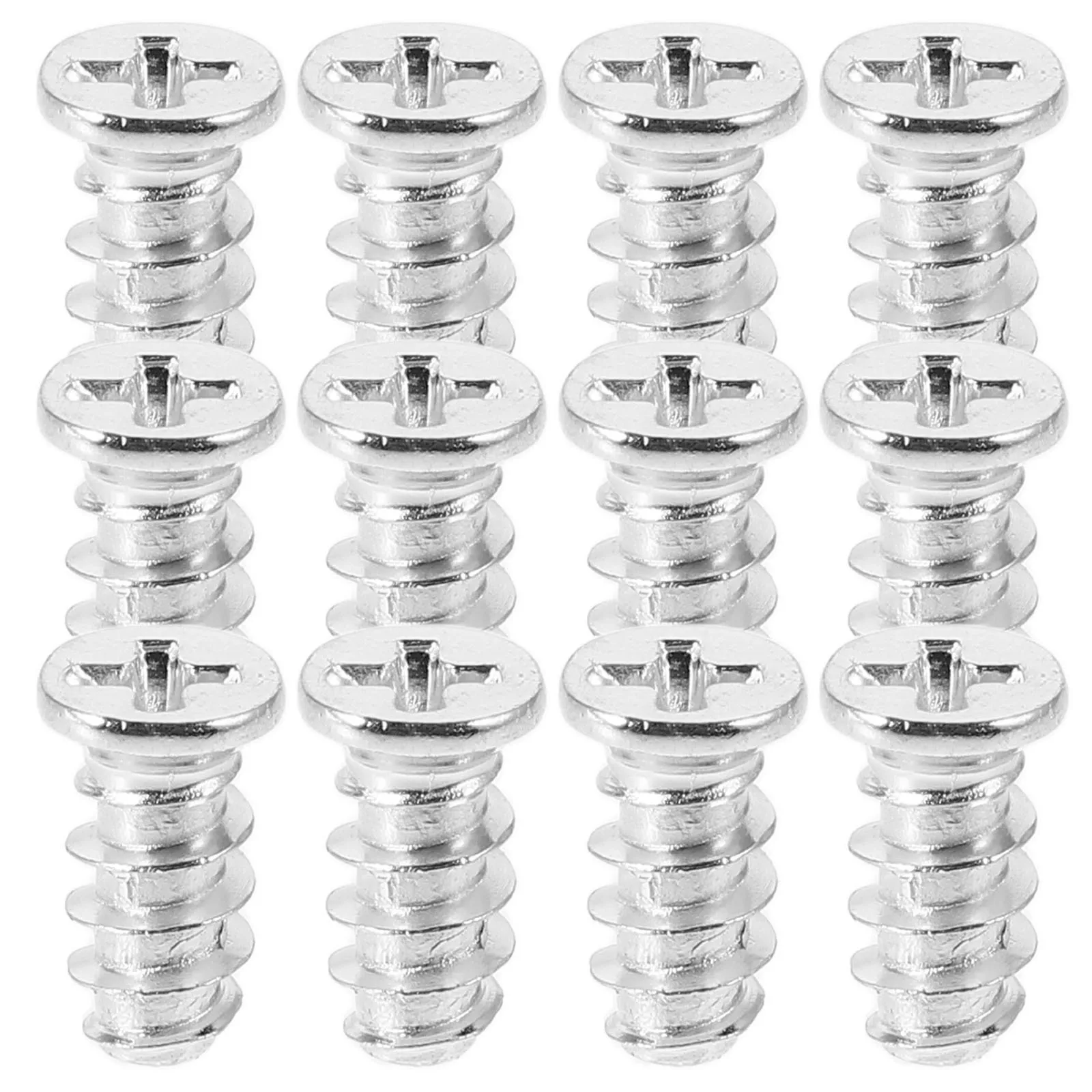 

12Pcs Corner Brace Screws Stainless Steel Cabinet Fixing Furniture Wood Shelves Support 12mm Versatile Fastening Kit