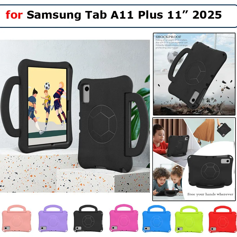

for Samsung Galaxy Tab A11 Plus 2025 11 Inch A11 8.7 X135 S10 Lite FE S9 S8 S7 11 A8 A9 A7 Lite A 8.0 A8 Kids Eva Stand Cases