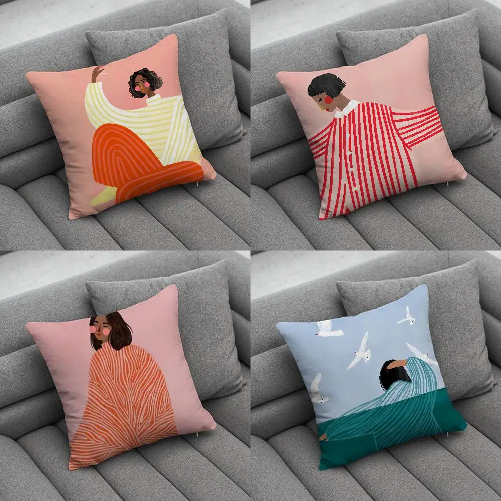 

B-Bea Art M-Muller Pillow Case Pillowcase Home Sofa Cushions Car Cushions Pillowcover Office Pillowshell Pillow