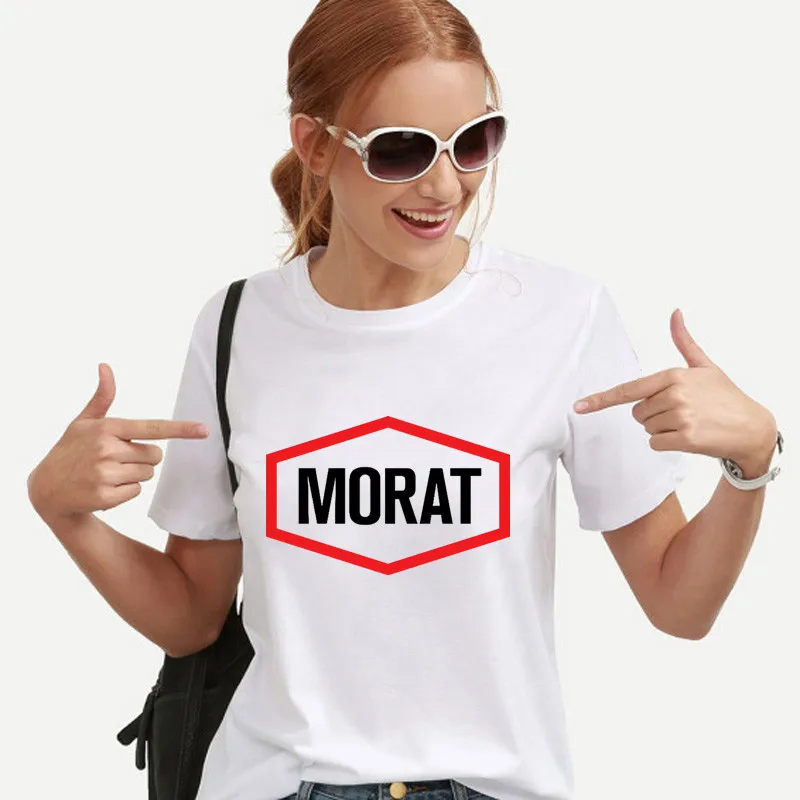 Women T Shirt Morat Graphic Print Letter Tshirt Short Sleeve Streetwear tender ballad T-shirt Harajuku Casual Female Tops Tee