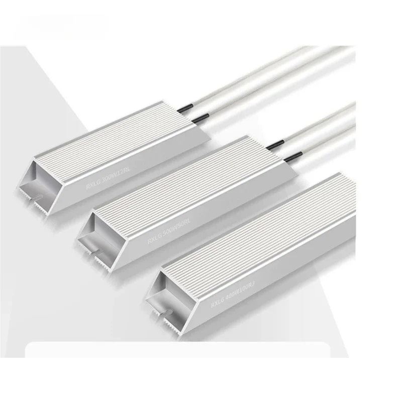 NEW RXLG Series 300W 400W 500W 1000WR Aluminium Shell Braking Resistor For Frequency Inverter