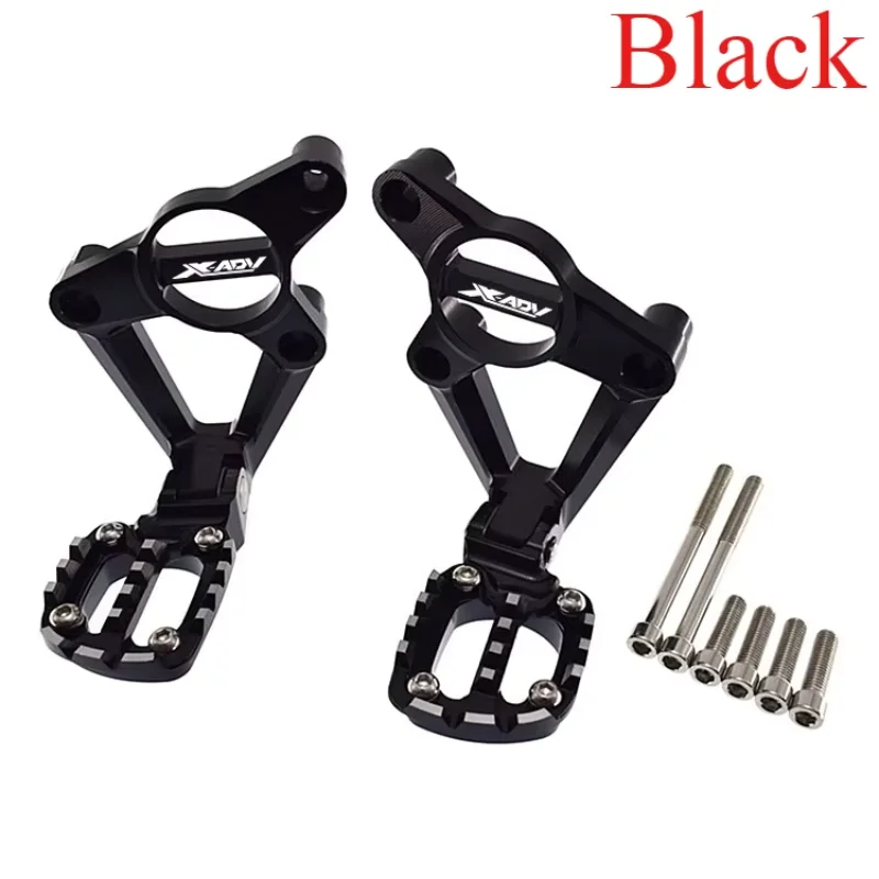 

For HONDA XADV 750 2017-2020 Aluminum Alloy Rear Pedal Foot Stand Folding Footrests Passenger Foot Motorcycle Parts 2019