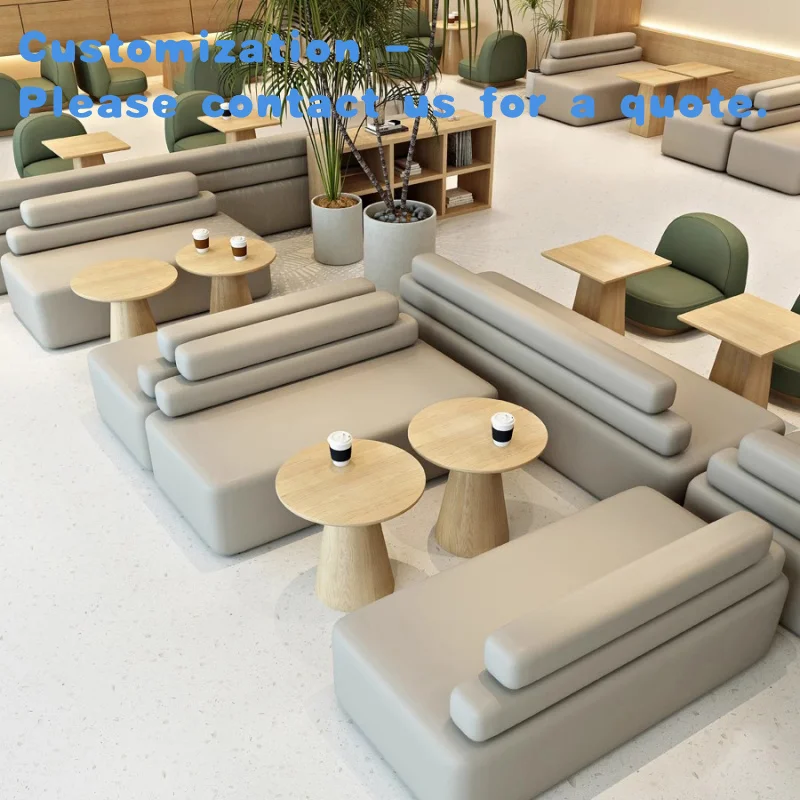 custom.China Nordic Style Bar Lounge Area Coffee Shop Commercial Leather Restaurant Sofa Booth Seating