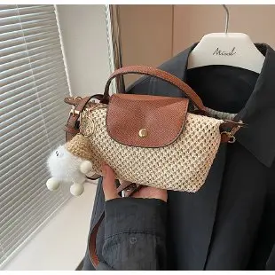 

Luxury Vintage Crossbody Bag - High-End Designer Clutch For Women With Paris Trim, Fashionable Leather Tote Purse