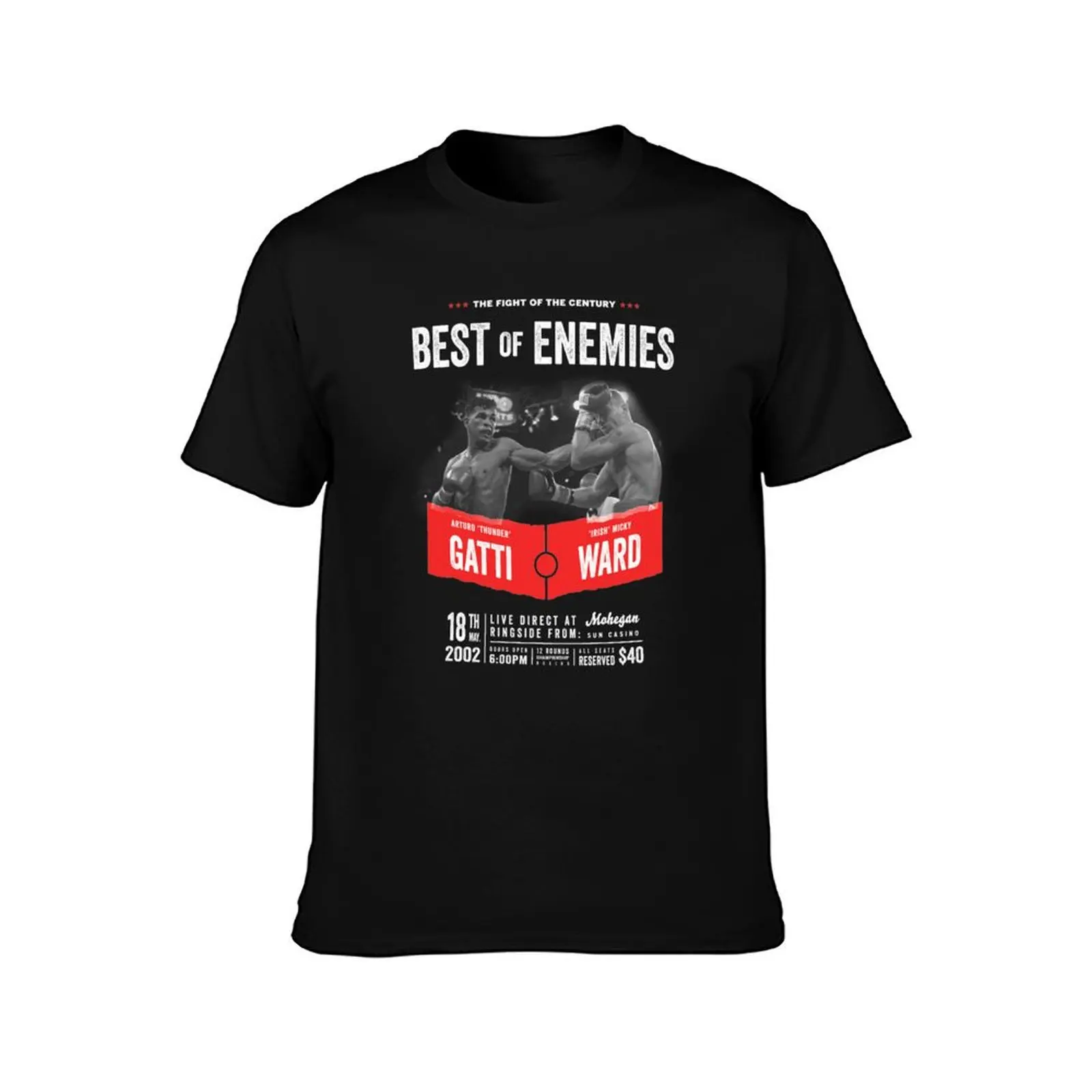 Arturo Gatti Vs Micky Ward Boxing T-Shirt Big Size Crew Neck T-Shirt