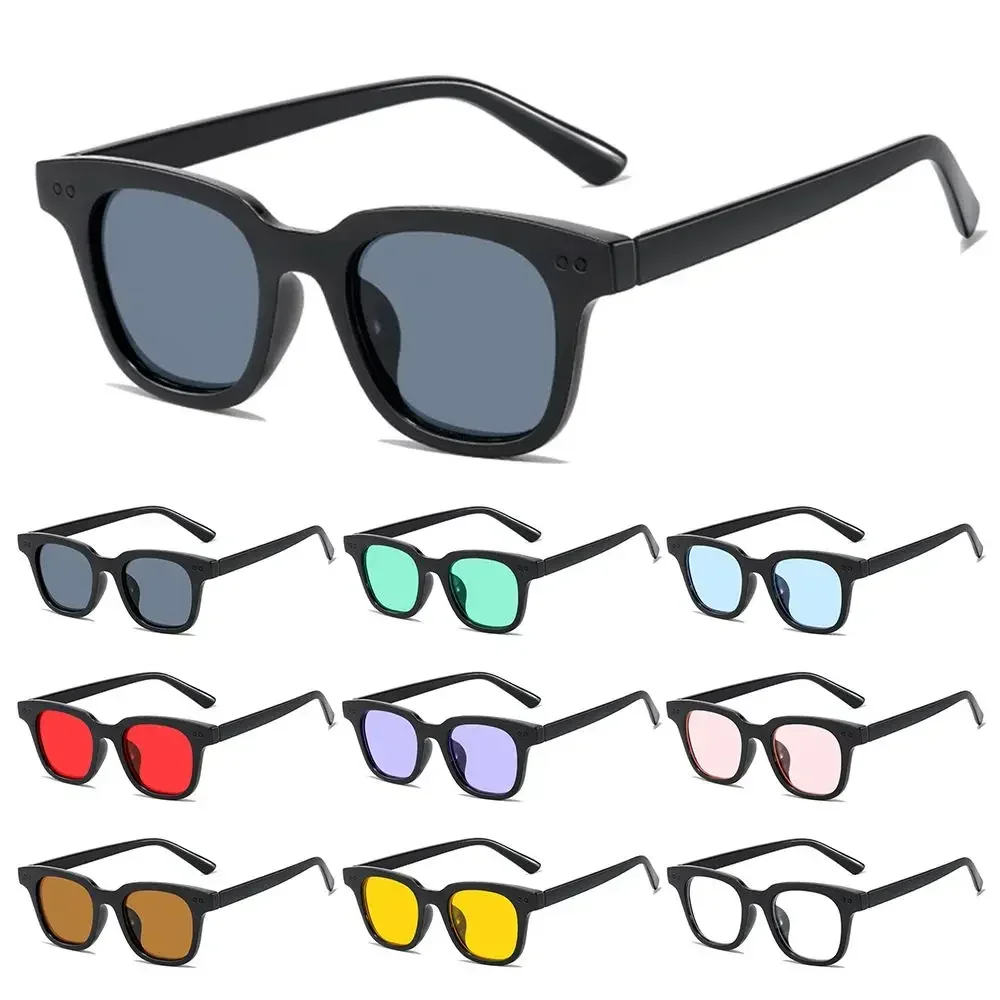 

Retro Box Sunglasses Motorcycle Glasses Retro Ocean Lens Sunglasses Color UV Protective Cover Summer Glasses gafas de sol mujer