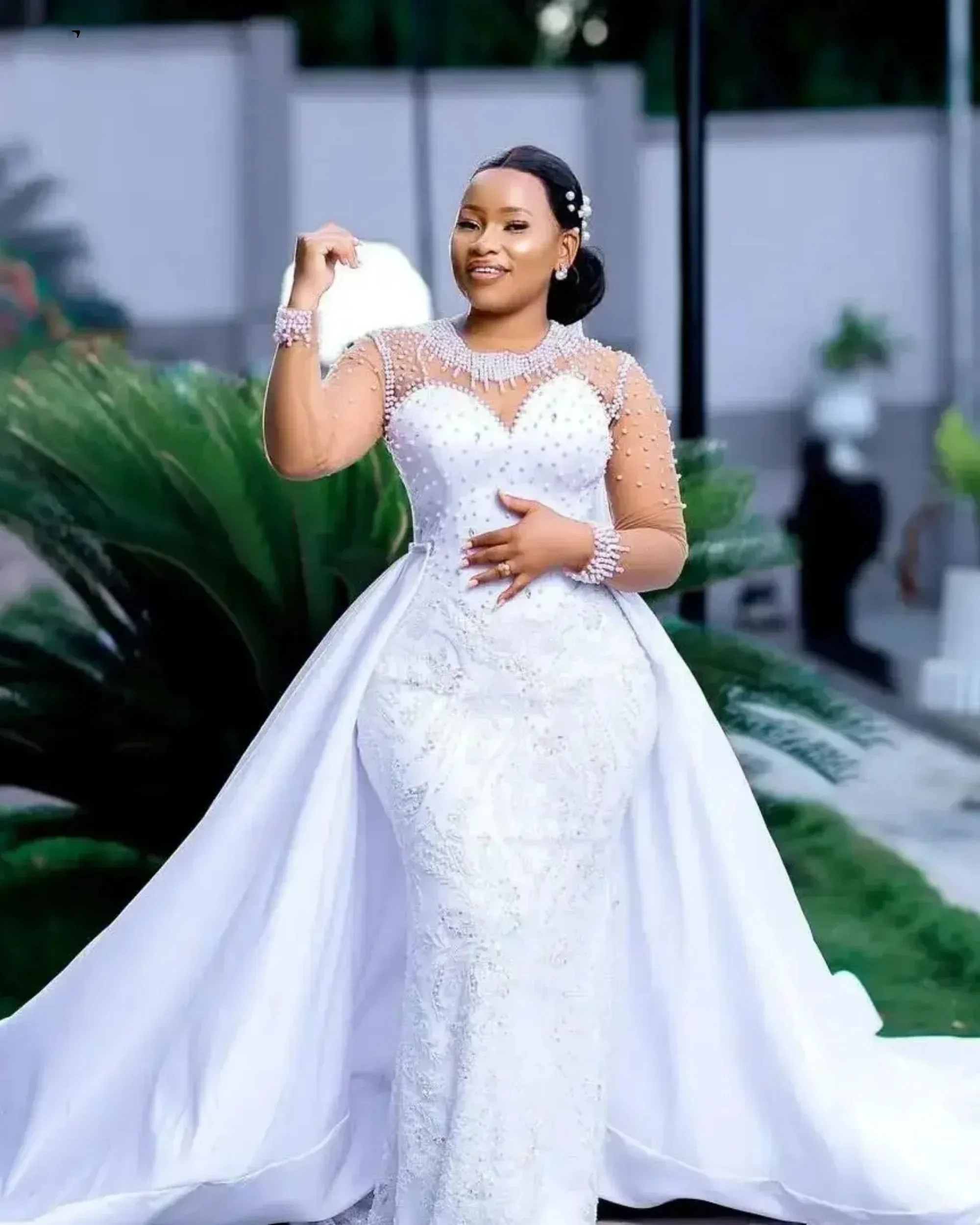 Thumbnail 2 - #46 Cheap Womens Long Sleeve Wedding Dress Worth Buying