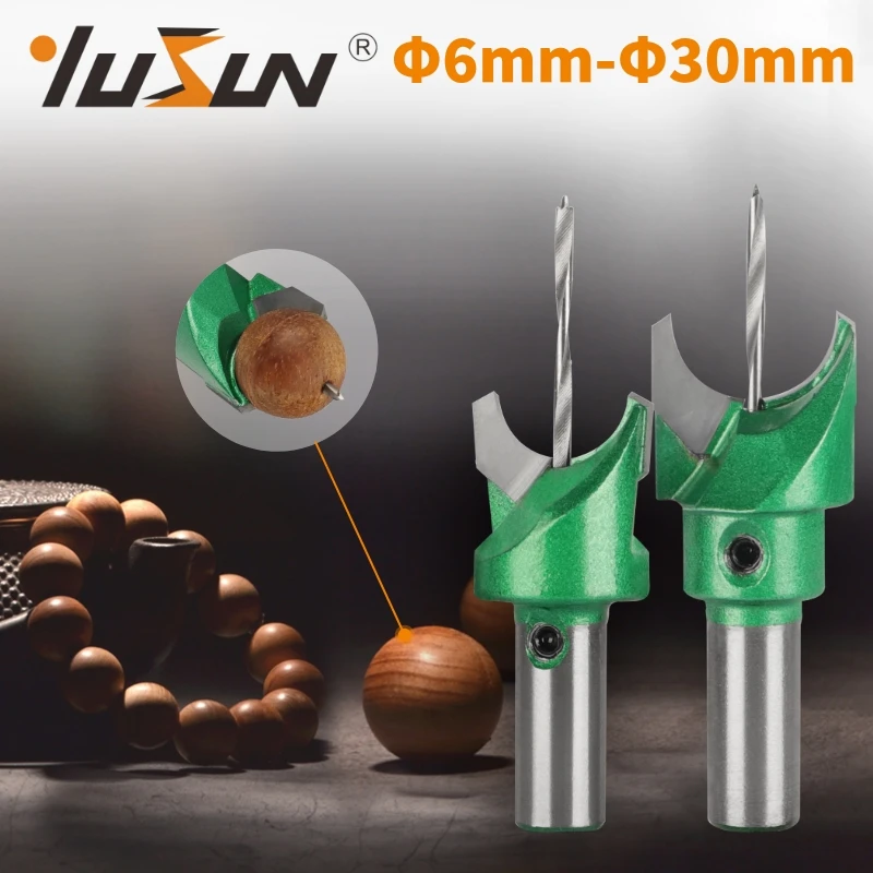 YUSUN 1PC 10MM Shank Bead Drill Bits Router Bit Carbide Cutters  Woodworking Milling Cutter For Wood Bit Face Mill End Mill