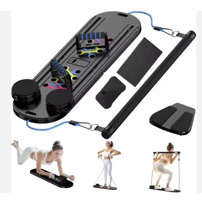 

7 In 1 Multifunctional Training Board, Foldable Lightweight Design For Daily Push Up And Abdominal Muscle Exercise Hot Sale