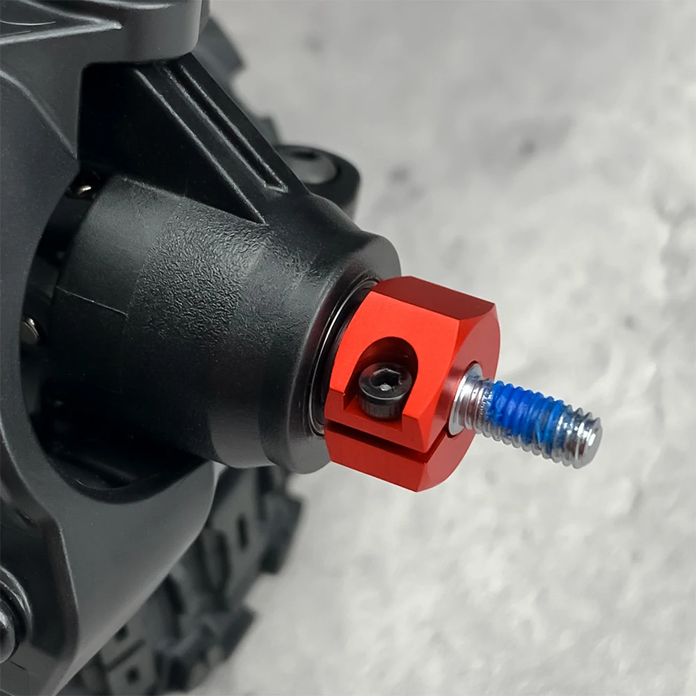 AXSPEED سبائك الألومنيوم عجلة عرافة محولات ل Traxxas 1/16 Mini Maxx 2S RC قطع غيار السيارات