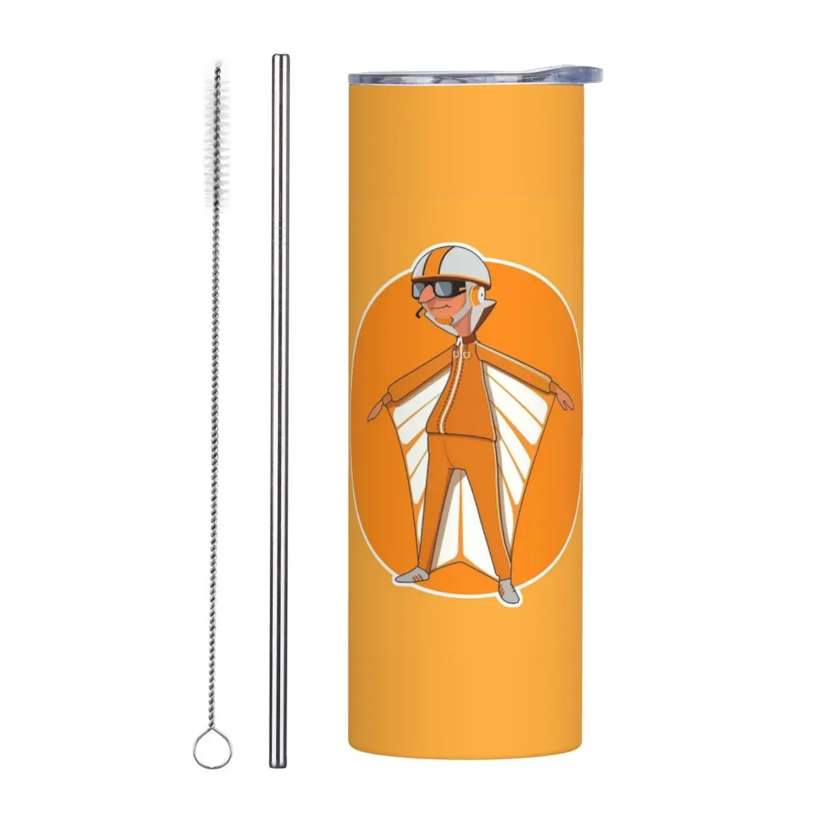 Vectored Stainless Steel Tumbler Vacuum Insulated Mugs Thermal Cold Bottle Straws With Lid 20oz