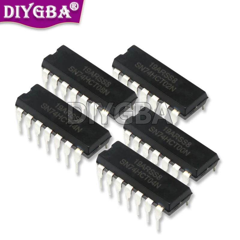 10PCS SN74HCT04N 74HCT04N DIP-14 SN74HCT00N SN74HCT02N SN74HCT08N SN74HCT14N SN74HCT74N SN74HCT138N 74HCT08 74HCT14 DIP Chipset